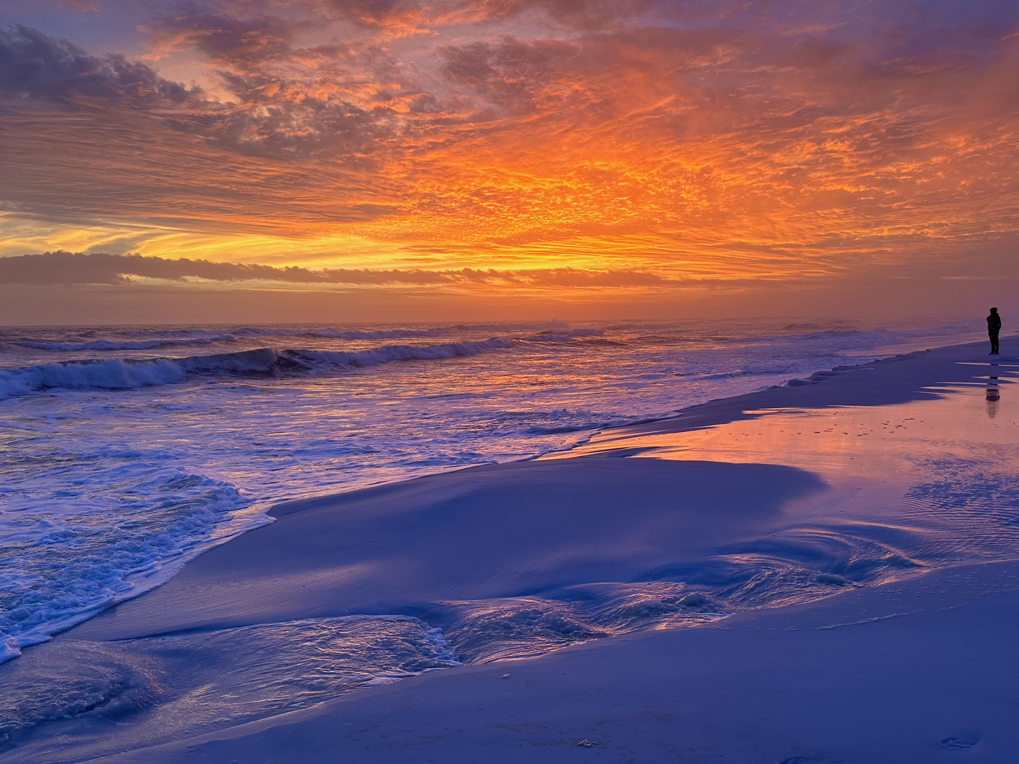 View of Henderson Beach State Park in Florida