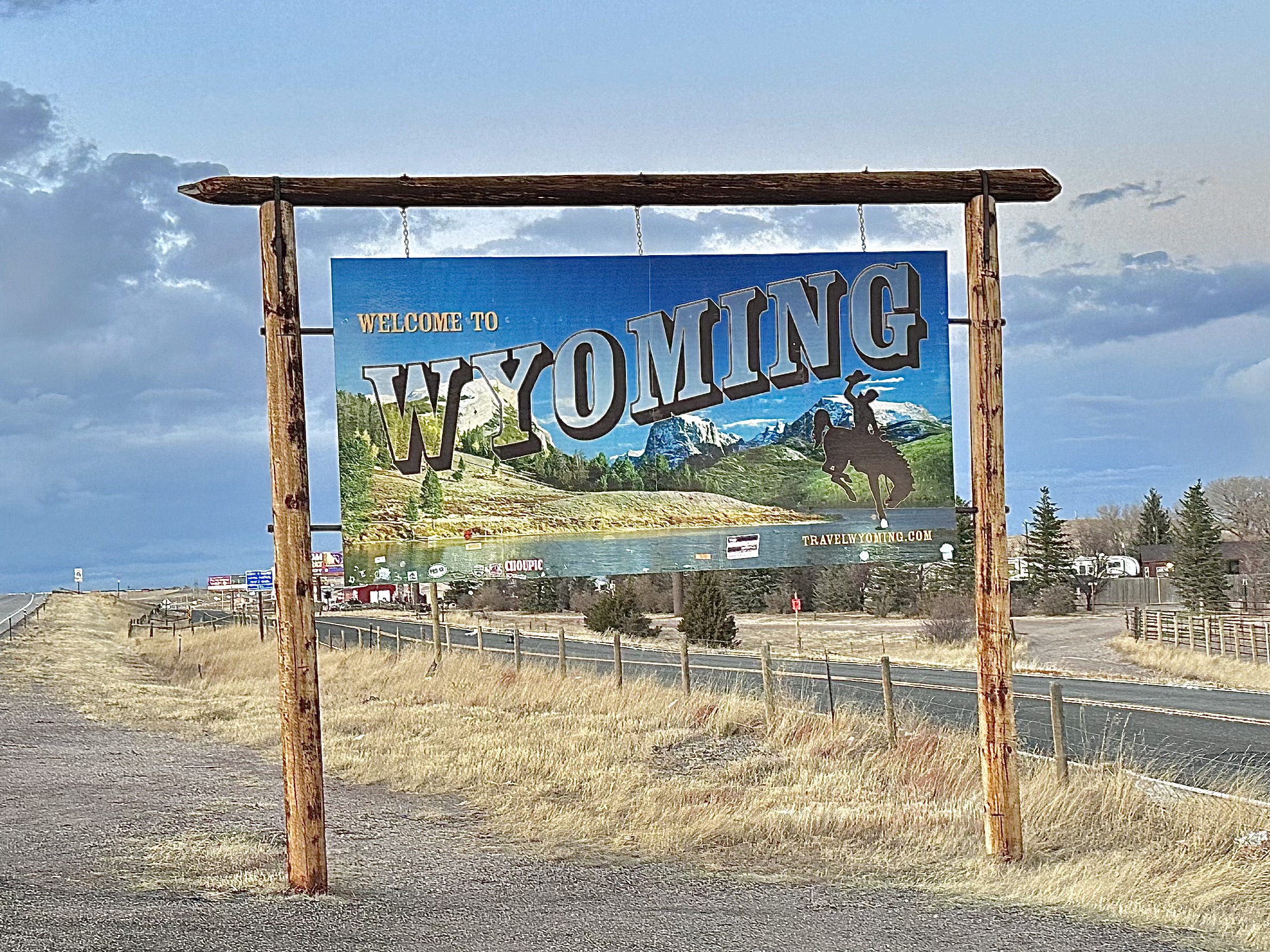 Scenic view of Wyoming